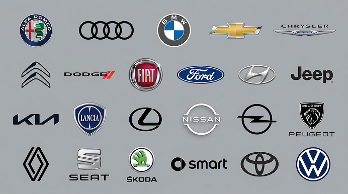 Logotipos de marcas de coches